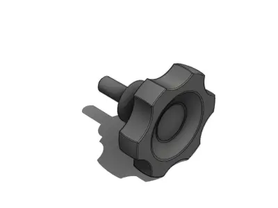 Manipulo Handle Merkbak MTM 6040 M10x25 3D model