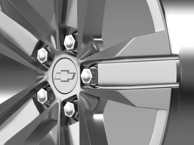 Chevrolet Camaro ZL1 2012 rim 3D model