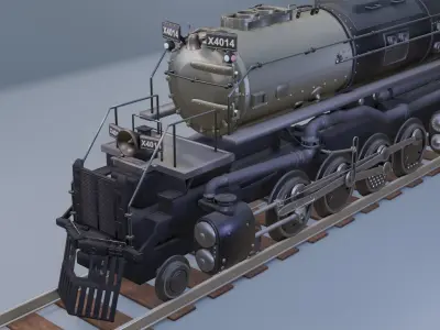 Union Pacific Big Boy number 4014 3D model