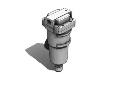 Separador Micro Nevoa SMC AMH150C F02BD Micro Mist Separator 3D model