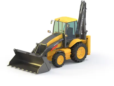 Backhoe Loader 3D model