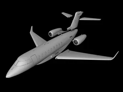 GULFSTEAM G280 SCALE 1-48 READY TO PRINT STL FILES 3D print model