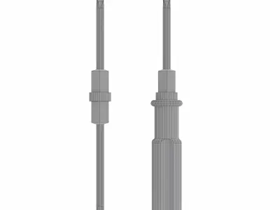 Screwdriver two screwdrivers Free low-poly 3D model