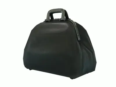 Low Poly Victorian Doctors Bag Low-poly 3D model