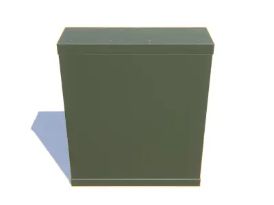 Weapon Storage Low-poly 3D model