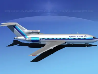 Boeing 727-100 Eastern Airlines 3 3D model