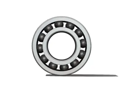 Rolamento de Esferas SKF 6206 Ball Bearing 3D model