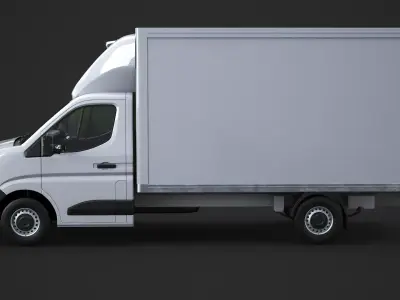Renault Master 2025 Refrigerated Van - High-Detail 3D Model Low-poly 3D model