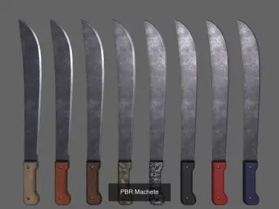 PBR Weapon V2 3D Model Pack