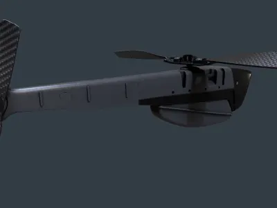 Black Hornet Military Drone Pbr 3D model