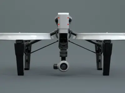 Quadcopter Drone 3D model by AaronL