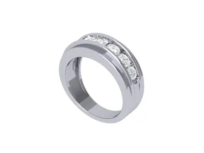Wedding Ring  3D print model 216