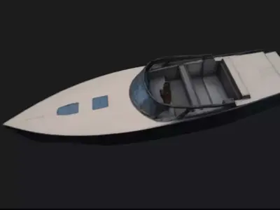 Luxury Motor Yacht 3D Model 3D model