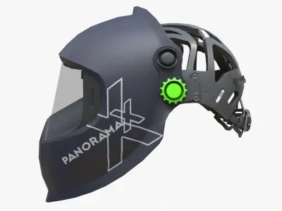 Welding Helmet Low-poly 3D model get