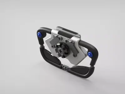 Steering wheel auto motor tuning formule 3D model