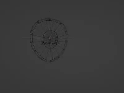 shield Game-Ready with LODs  Textures Low-poly 3D model