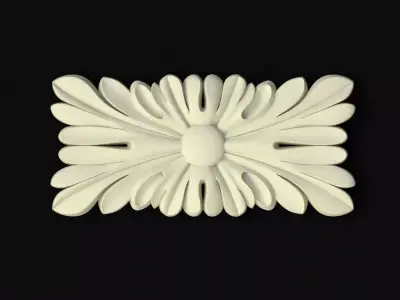 rosette flower 3D model 36