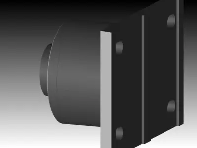 Foot step bearing Free 3D model