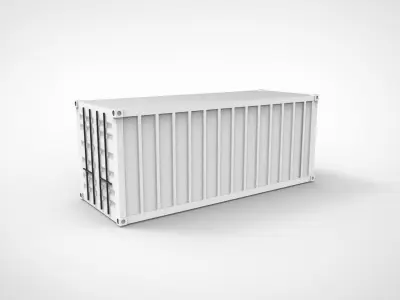 Container Ship 20ft  3D print model