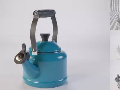 Le Creuset Classic Demi Tea Kettle Low-poly 3D model