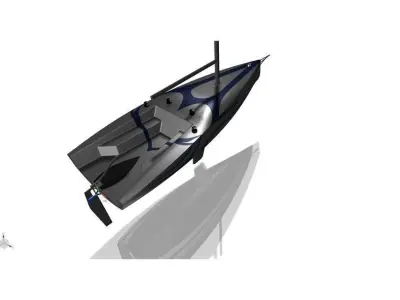 sailing boat hull Free 3D model