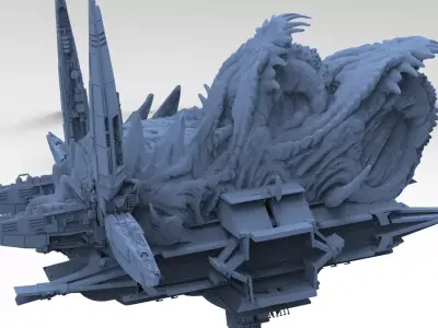 Genma Airship 1 3D model