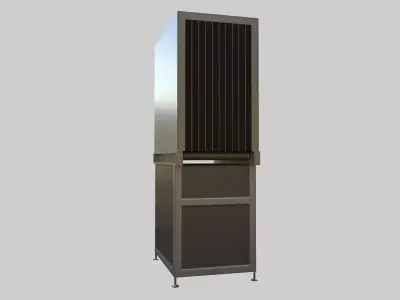 Roller Conveyor Low-poly 3D model
