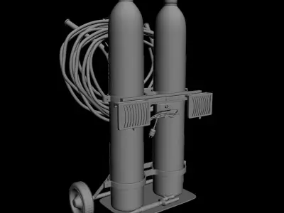 welding setup 3D model