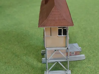 German signal box Kreuztal 1-160 resin 3D print model