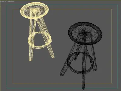 TOM DIXON SLAB STOOL Free 3D model