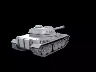1961 Soviet IS Heavy Tank 3D Model 3D print model