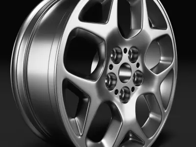 Car Rim 3D model by 3DModelingCorp