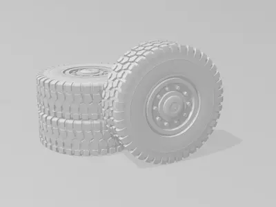 Wheels Free 3D print model by realluochen9999
