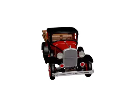 1930 Early Vintage Fire Pickup Truck Historical Emergency  3D model