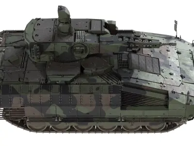 Puma 6x6 IFV Low-poly 3D model