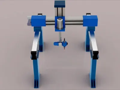 Gantry Robot 3D model buy