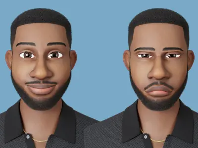 Stylized Man 3D model