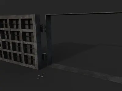 Hermetic Gate Low-poly 3D model