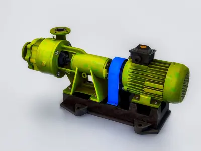 Industrial Pump  3D model