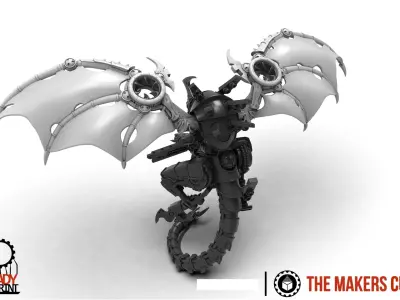 Iron Hive - Sky Lord Wings Upgrade 3D print model