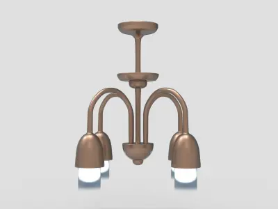 ceiling light Free low-poly 3D model buy