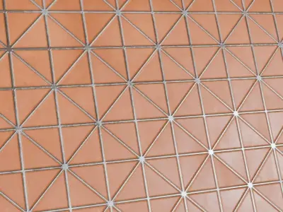 Orange Sci-Fi Wall PBR Seamless Texture purchase