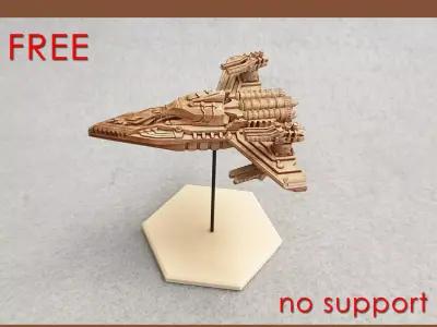 INTERPLANETARY SPACESHIP Free 3D model