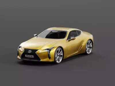 Lexus Lc Free 3D model
