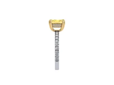 Radiant Art Deco Ring 3D print model 3