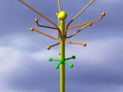 3D Hanger model in Catia v5 3D model