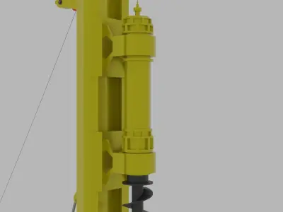 Drilling machine 3D model purchase