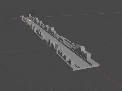 RUN PATH Free 3D model