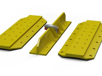 Industrial Ball Mill 3D model