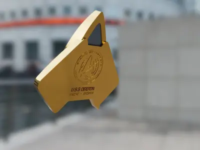 Star Trek Combadge 3D print model